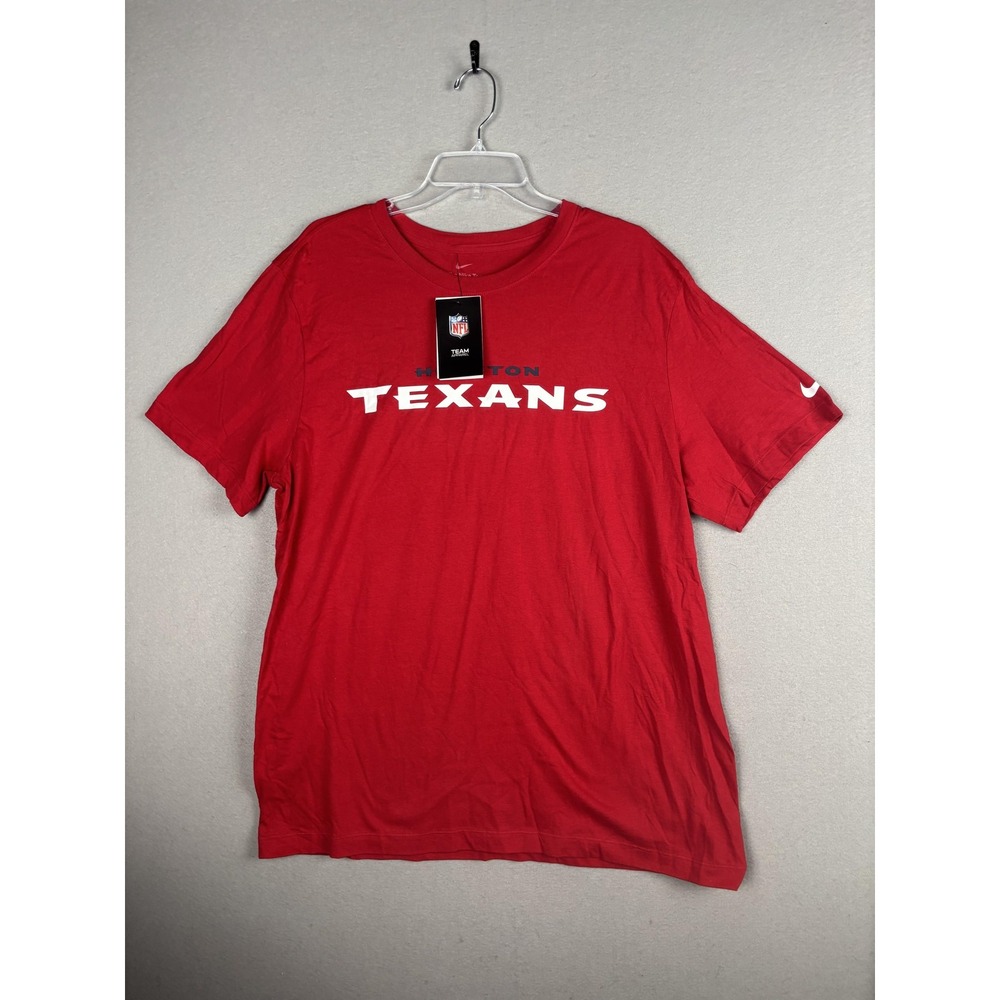 Houston Texans Shirt Mens XL Red NFL Football Nike Graphic Tee T-Shirt
